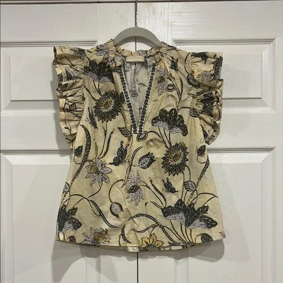 Ulla Johnson | Tops | Ulla Johnson Elena Top In Lemonbalm | Poshmark